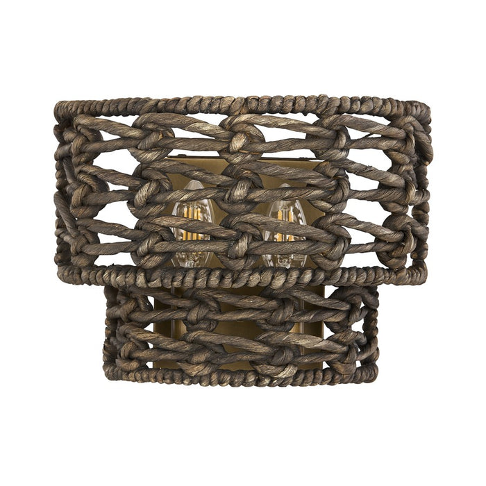 Savoy House Silencio 2 Lt Sconce, Riviera, Riviera Brass