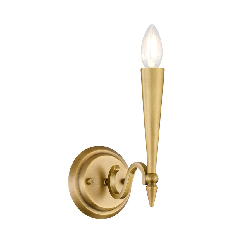 Savoy House Tremont 1 Light Sconce, Riviera Brass