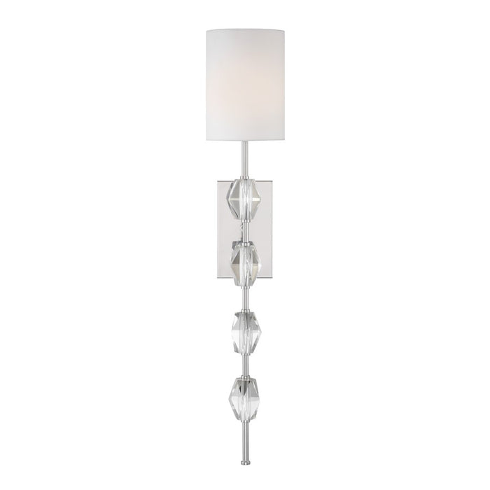 Savoy House Sebring 1 Lt Sconce, Polished Nickel