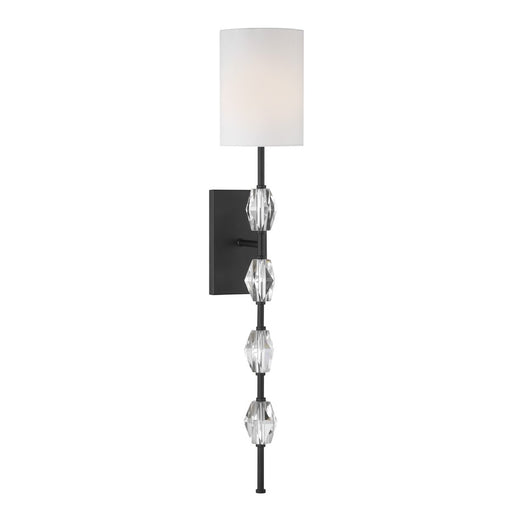 Savoy House Sebring 1 Lt Sconce, Matte Black - 9-9520-1-89