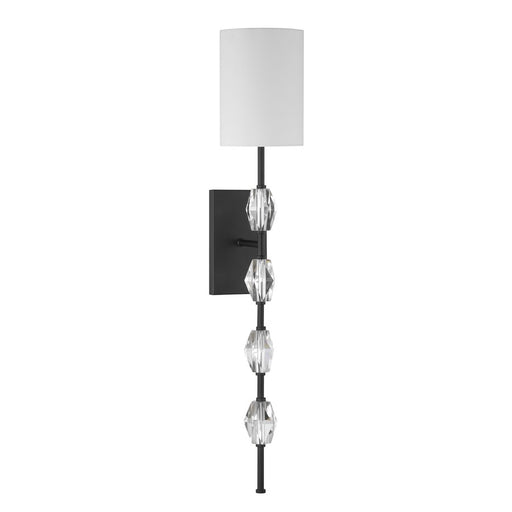 Savoy House Sebring 1 Lt Sconce, Matte Black
