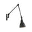 Savoy House Dakota 1-Light Adjustable Wall Sconce, Matte Black