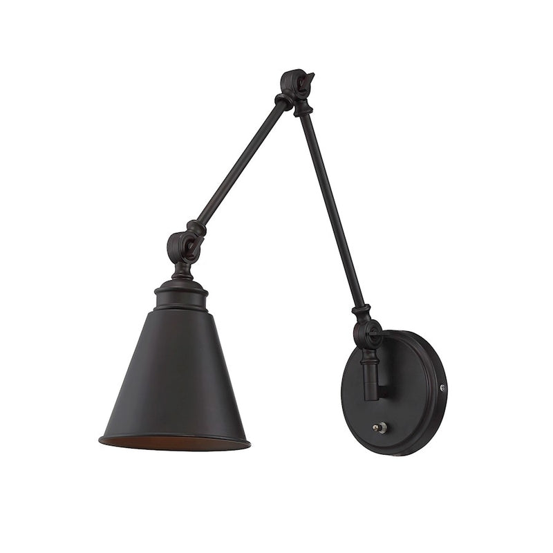 Savoy House Morland 1Lt Adjustable Wall Sconce, English Bronze