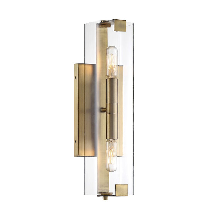 Savoy House Winfield 2-Light Wall Sconce, Warm Brass