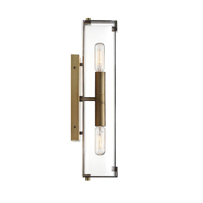 Savoy House Winfield 2-Light Wall Sconce, Warm Brass