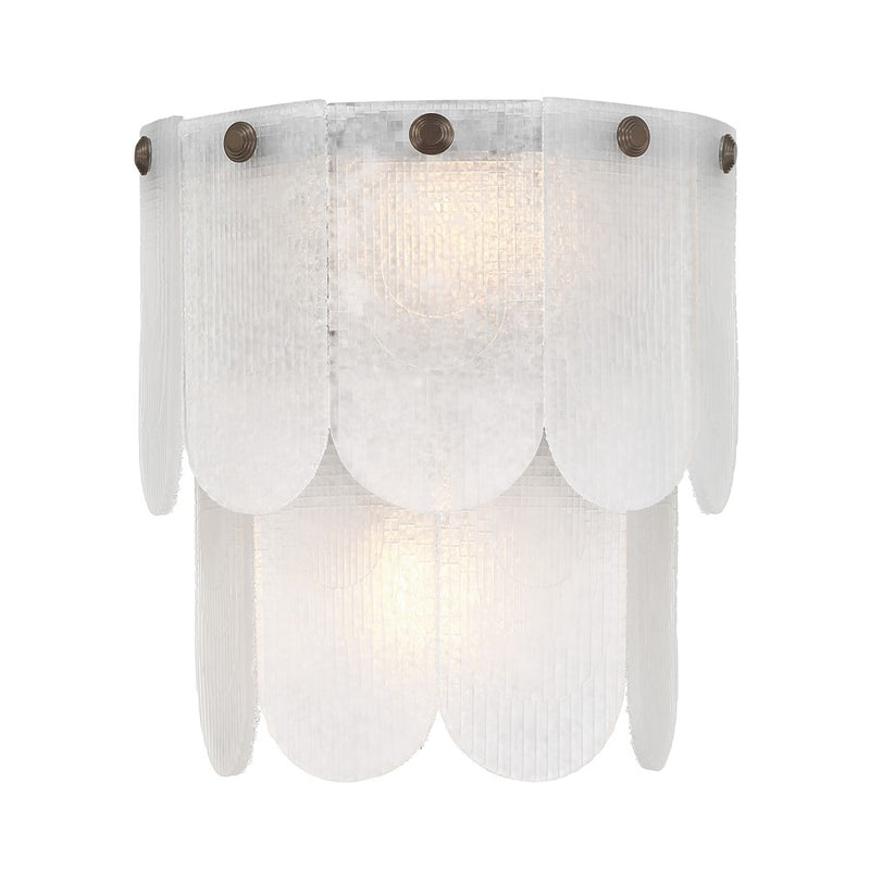 Savoy House Ashton 2 Lt Sconce, Mediterranean Bronze