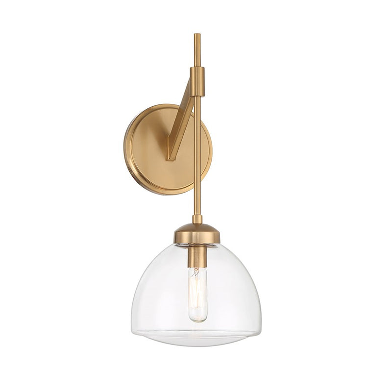 Savoy House Corbin 1-Light Wall Sconce, Warm Brass