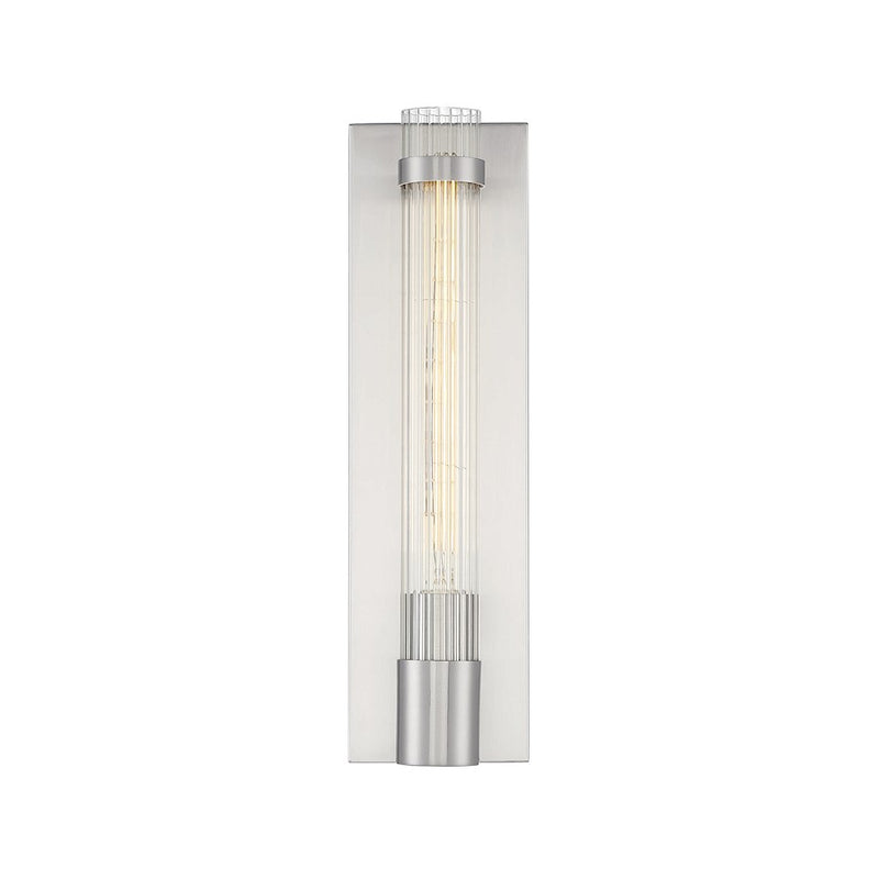 Savoy House Willmar 1-Light Wall Sconce, Satin Nickel