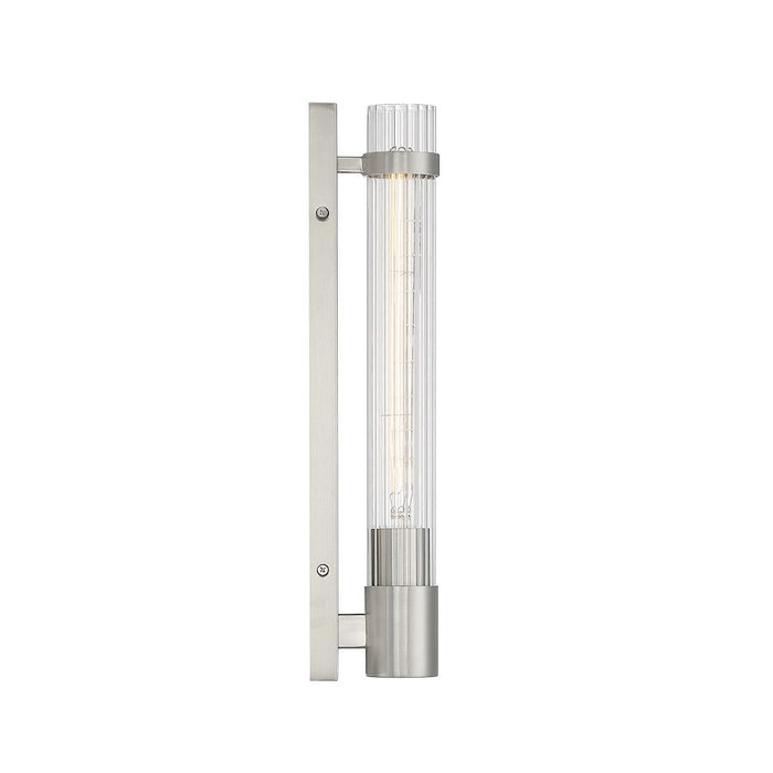 Savoy House Willmar 1-Light Wall Sconce, Satin Nickel