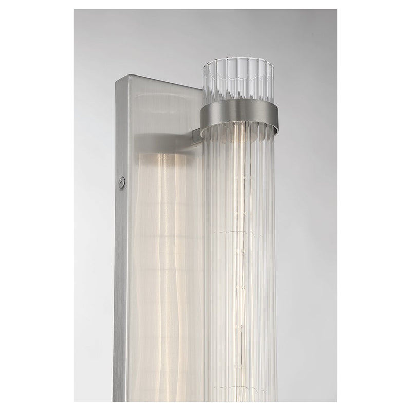 Savoy House Willmar 1-Light Wall Sconce, Satin Nickel