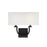 Savoy House Rhodes 2-Light Wall Sconce, Matte Black