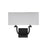 Savoy House Rhodes 2-Light Wall Sconce, Matte Black