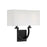 Savoy House Rhodes 2-Light Wall Sconce, Matte Black