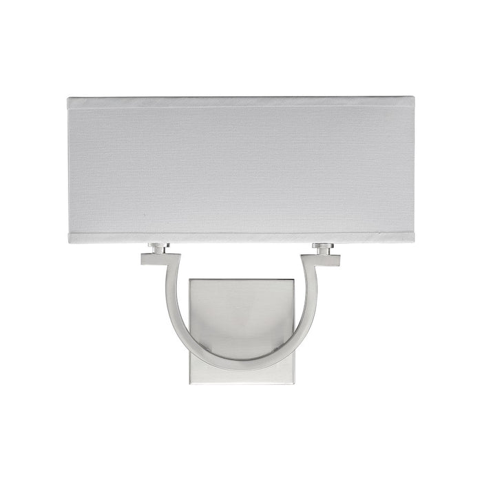 Savoy House Rhodes 2-Light Wall Sconce, Satin Nickel