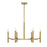 Savoy House Lighting One Padgett 6 Lt Chandelier, Brass - L1-2920-6-322