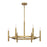 Savoy House Lighting One Padgett 6 Lt Chandelier, Brass