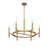 Savoy House Lighting One Padgett 6 Lt Chandelier, Brass