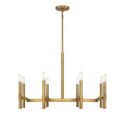 Savoy House Lighting One Padgett 8 Lt Chandelier, Brass - L1-2921-8-322