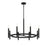 Savoy House Lighting One Padgett 8 Lt Chandelier, Black