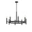 Savoy House Lighting One Padgett 8 Lt Chandelier, Black