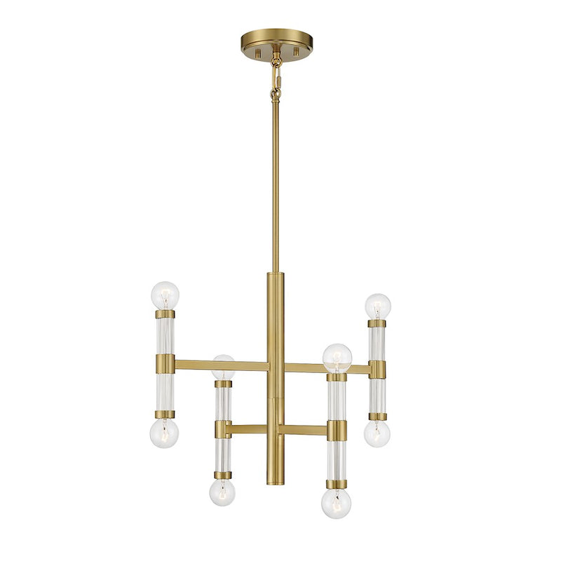 Savoy House Lighting One Kingsburg 8Lt Chandelier, Brass