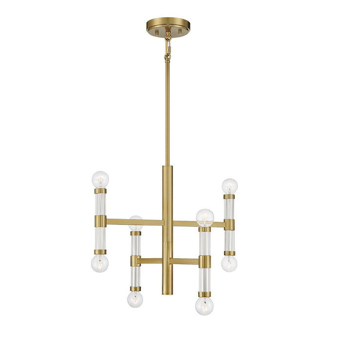 Savoy House Lighting One Kingsburg 8Lt Chandelier, Brass - L1-6730-8-322