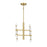 Savoy House Lighting One Kingsburg 8Lt Chandelier, Brass