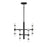 Savoy House Lighting One Kingsburg 8Lt Chandelier, Black - L1-6730-8-89