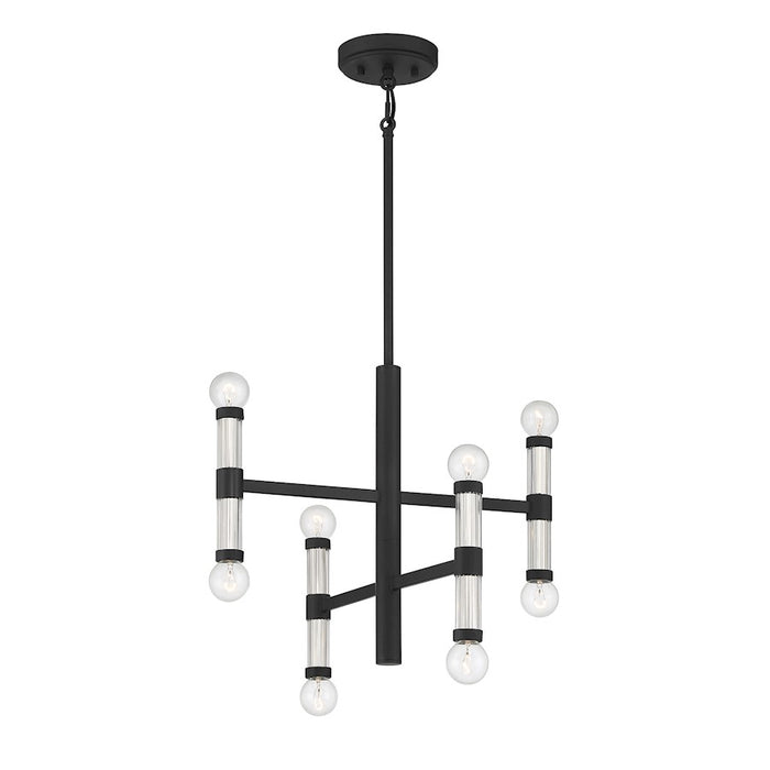 Savoy House Lighting One Kingsburg 8Lt Chandelier, Black