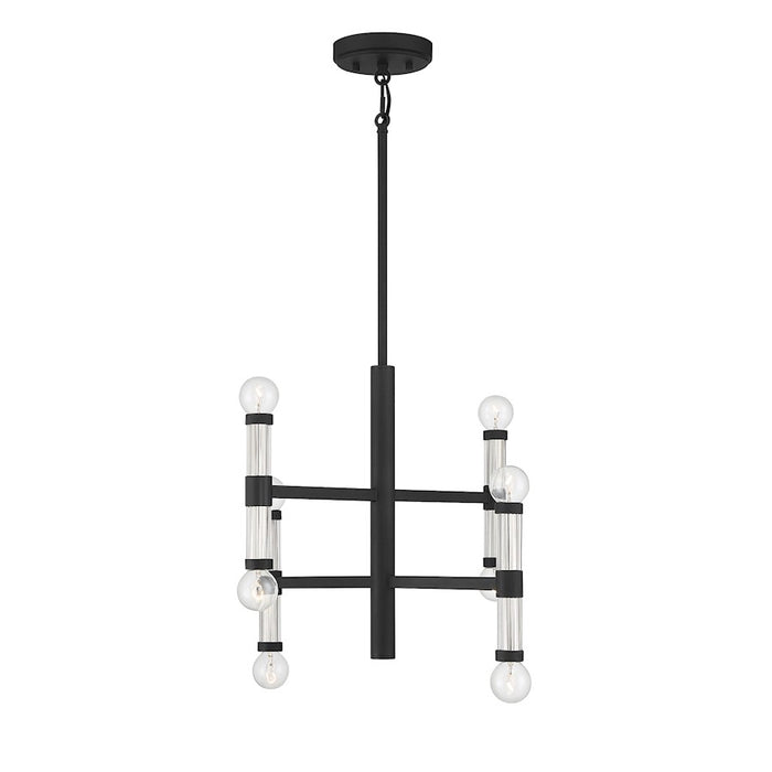 Savoy House Lighting One Kingsburg 8Lt Chandelier, Black