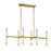 Savoy House One Kingsburg 12Lt Linear Chandelier, Brass