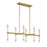 Savoy House One Kingsburg 12Lt Linear Chandelier, Brass