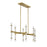 Savoy House One Kingsburg 12Lt Linear Chandelier, Brass