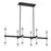 Savoy House Lighting One Kingsburg 12Lt Linear Chandelier, Black - L1-6732-12-89