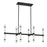 Savoy House Lighting One Kingsburg 12Lt Linear Chandelier, Black