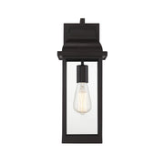Savoy House Drexel 16in 1-Light Outdoor Wall Lantern | Traditional English Bronze and Clear Glass | Patio & Entryway | Model L5-2934-13
