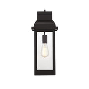 Savoy House Drexel 18.5in 1-Light Outdoor Wall Lantern | Traditional English Bronze and Clear Glass | Front Door & Patio | Model L5-2936-13