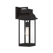 Savoy House Drexel 18.5in 1-Light Outdoor Wall Lantern | Traditional English Bronze and Clear Glass | Front Door & Patio | Model L5-2936-13