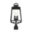 Savoy House Lighting One Inglewood 3Lt Outdoor Post Lantern, Black