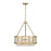 Savoy House Lighting One Mancini 4Lt Pendant, Brass - L7-3201-4-322