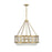 Savoy House Lighting One Mancini 6Lt Pendant, Brass