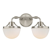 Savoy House Lighting One Meredith 2Lt Bath Vanity Light, Nickel - L8-3900-2-SN