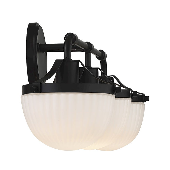 Savoy House Lighting One Meredith 3Lt Bath Vanity Light, Black