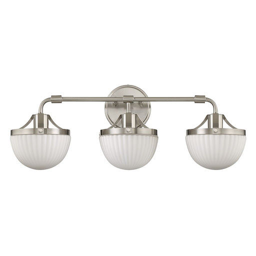 Savoy House Lighting One Meredith 3Lt Bath Vanity Light, Nickel