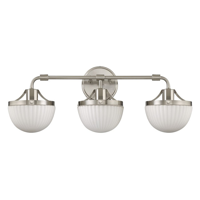 Savoy House Lighting One Meredith 3Lt Bath Vanity Light, Nickel