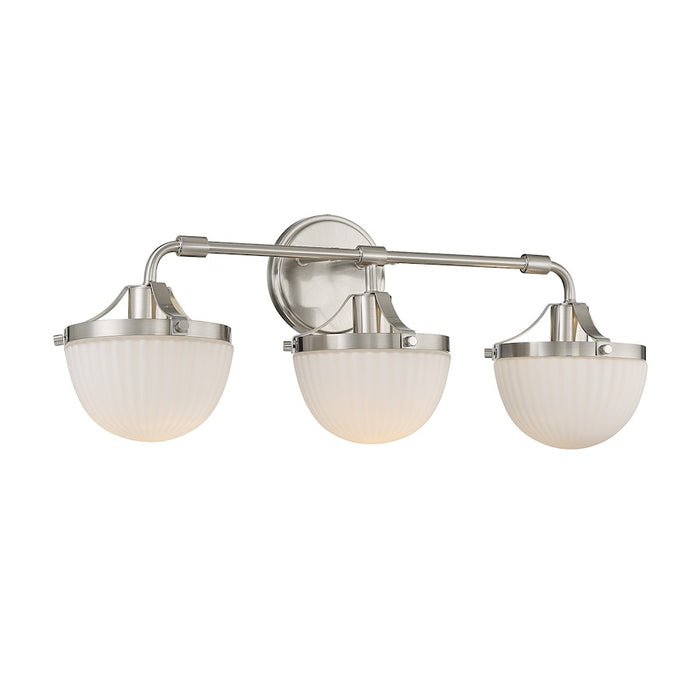 Savoy House Lighting One Meredith 3Lt Bath Vanity Light, Nickel