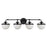 Savoy House Lighting One Meredith 4Lt Bath Vanity Light, Black