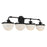 Savoy House Lighting One Meredith 4Lt Bath Vanity Light, Black