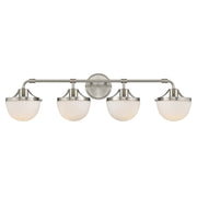 Savoy House Lighting One Meredith 4Lt Bath Vanity Light, Nickel - L8-3900-4-SN