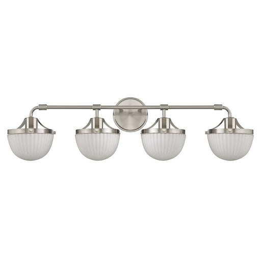 Savoy House Lighting One Meredith 4Lt Bath Vanity Light, Nickel